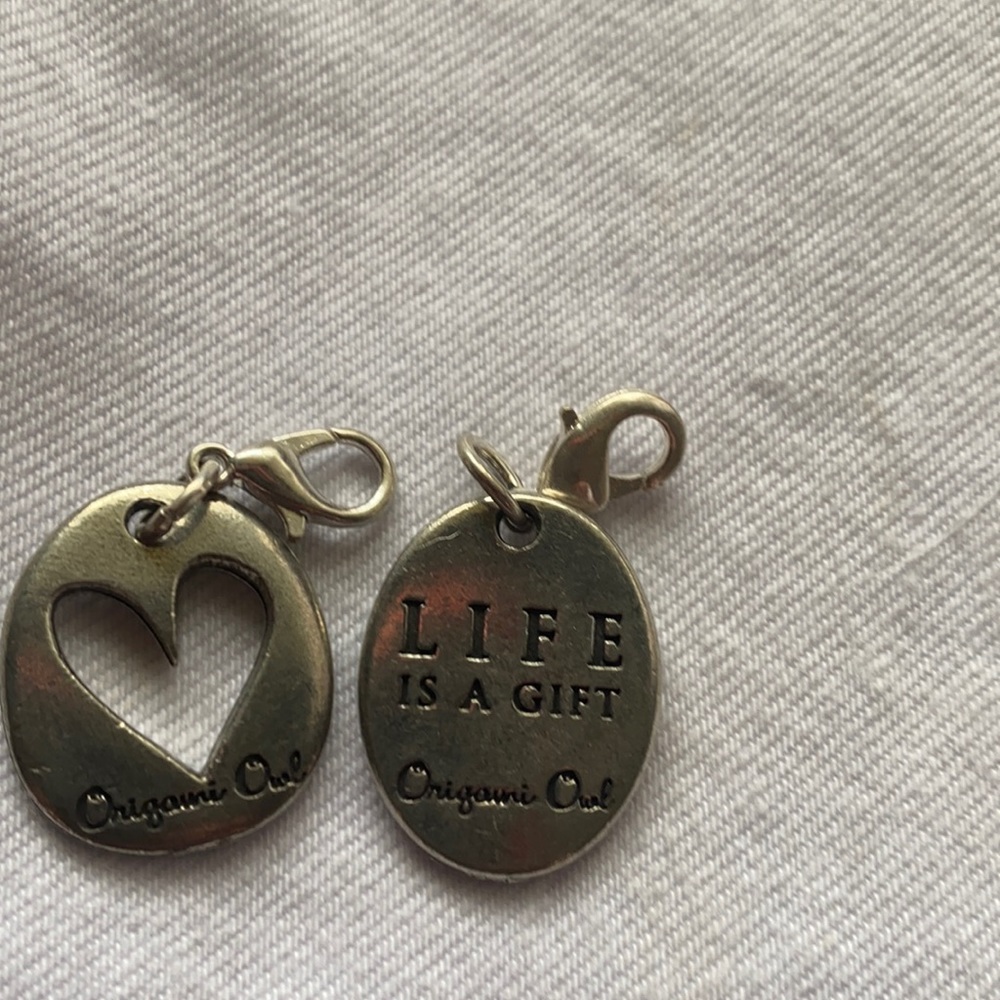 Origami owl necklace charms